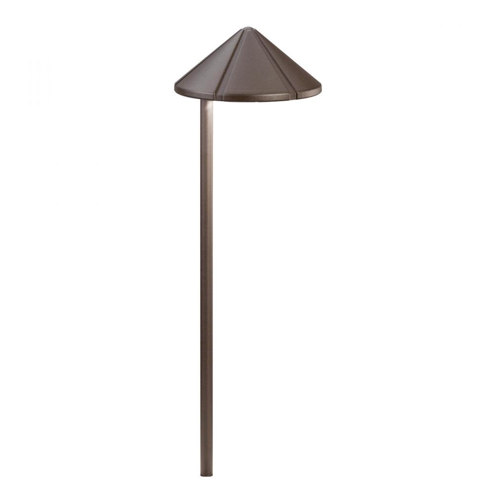 Side Mount 12V Path Light Textured Architectural Bronze