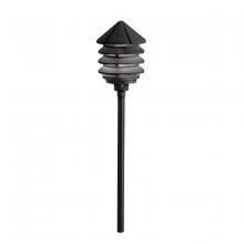 Kichler 15005BKT - Three Tier 12V Path Light Textured Black