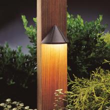 Kichler 15765AZT27R - 12V LED 2700K Mini Deck Light Textured Architectural Bronze