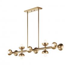 Kichler 52645CPZ - Palta 48 Inch 10 Light Linear Chandelier in Champagne Bronze