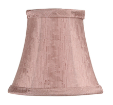 Livex Lighting S306 - Chocolate Nougat Silk Bell Clip Shade