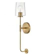 Lark 83450LCB - Large Single Light Tall Sconce