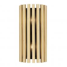 Varaluz 387W02MBH - Suratto 2-Lt Sconce - Matte Black/Honey Blonde