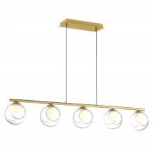 SDQ Lighting PD37205BG - Chandelier Brushed Gold 1300 lm LED