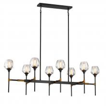 SDQ Lighting PD37350UBVB - Chandelier Urban Bronze + Aged Brass E12