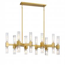 SDQ Lighting PD37646BG - Chandelier Brushed Gold E12