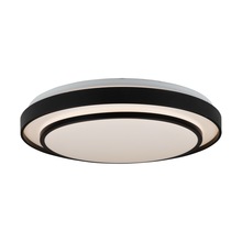 Artcraft AC7403BK - Aziza Collection 1-Light 19" Flush Mount Black