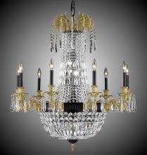 American Brass & Crystal CH2143-P-01G-PI - 9+9 Light Finisterra Chandelier