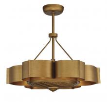 Savoy House 39-FD-125-54 - 6 Light Gold Patina Fan D Lier in Gold Tones