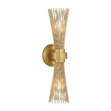 Savoy House 9-9603-2-171 - Longfellow 2-Light Wall Sconce in Burnished Brass