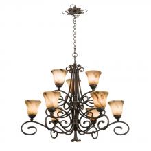 Kalco 5535TO/1209 - Amelie 9 Light Chandelier