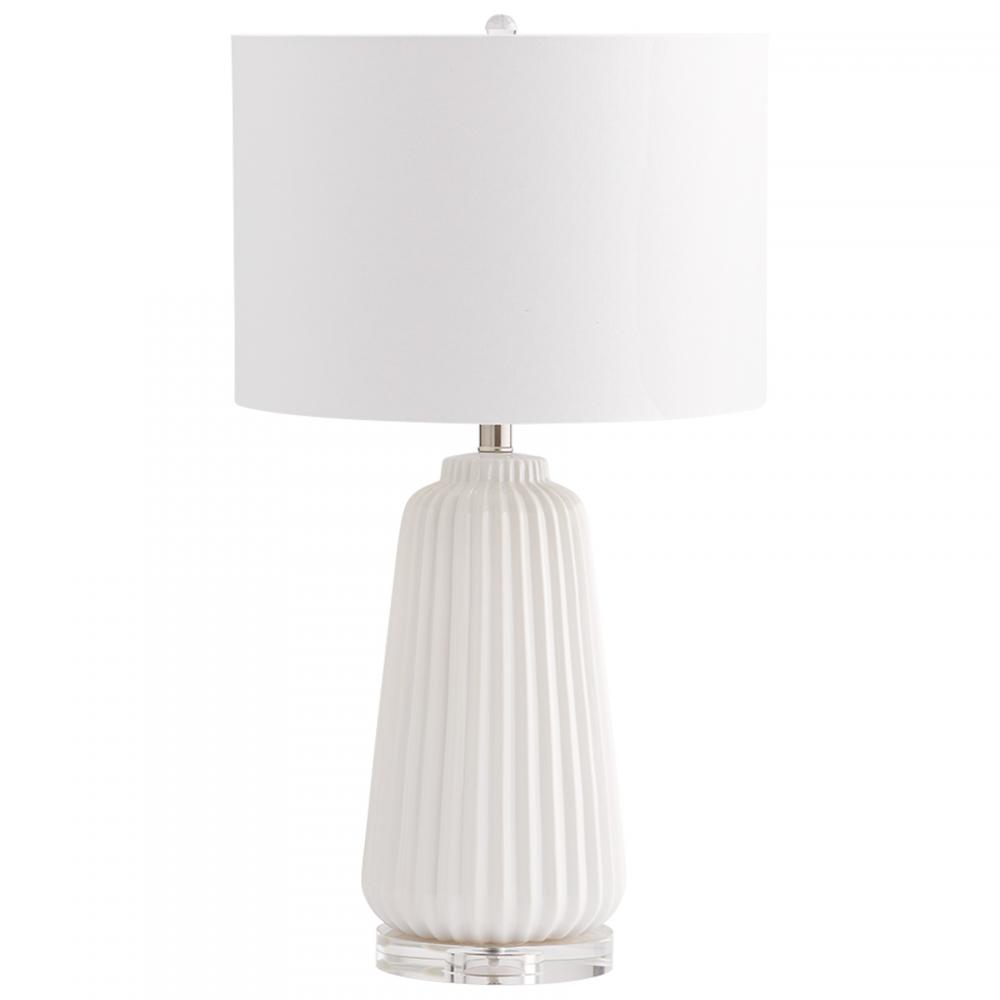 Delphine Table Lamp| White