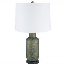 Cyan Designs 12232 - Hepworth Table Lamp | Green Patina Metal | Antique Brass | Black