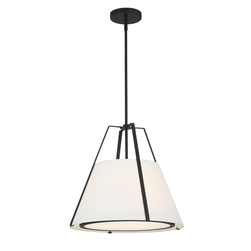 Fulton 20'' Black Pendant