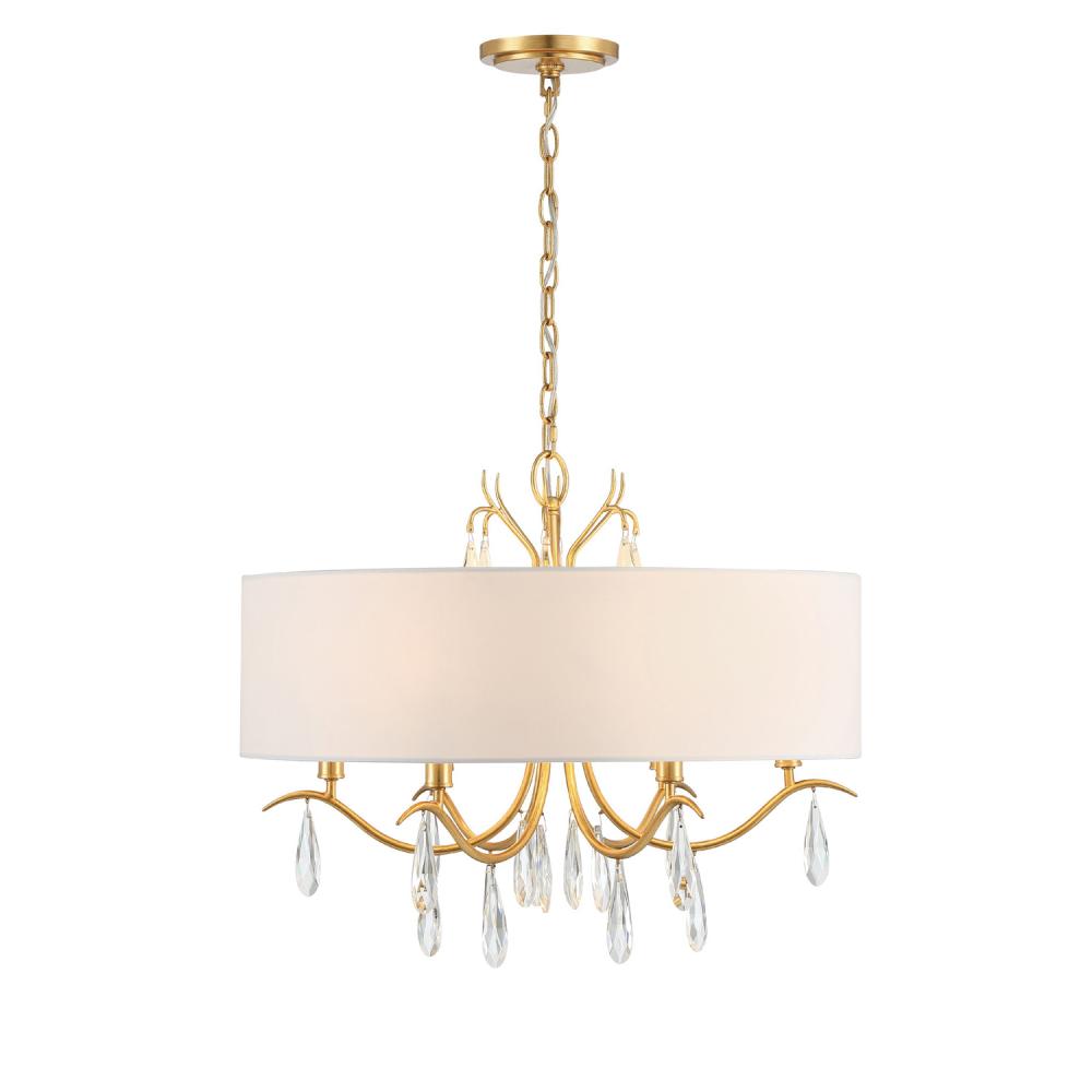 Rollins 24'' Antique Gold Chandelier