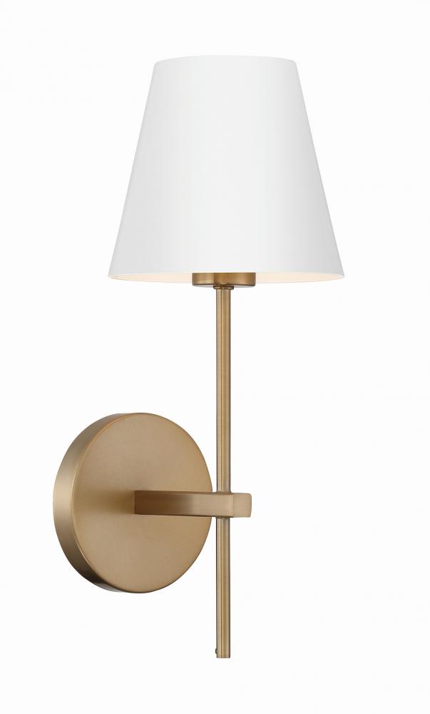 Xavier 6'' Vibrant Gold Sconce