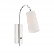 Crystorama ALX-4501-PN - Alexa 5'' Polished Nickel Task Sconce