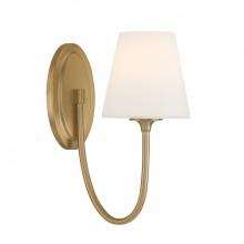 Crystorama JUN-10321-VG - Juno 6'' Vibrant Gold Sconce
