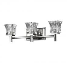 Acclaim Lighting IN41296PN - Arabella Indoor 3-Light Bath W/Crystal Glass Shades In Polished Nickel