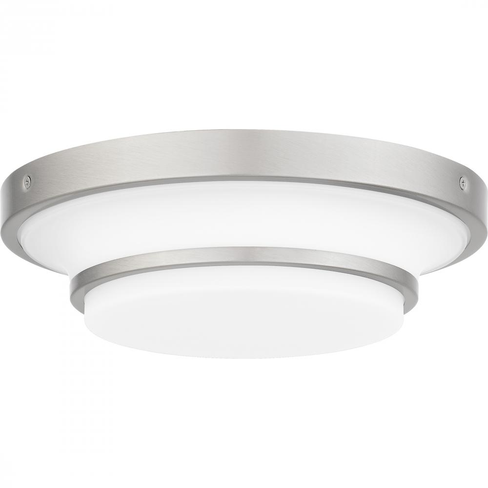 Cromwell Integrated LED Brushed Nickel Flush Mount Light