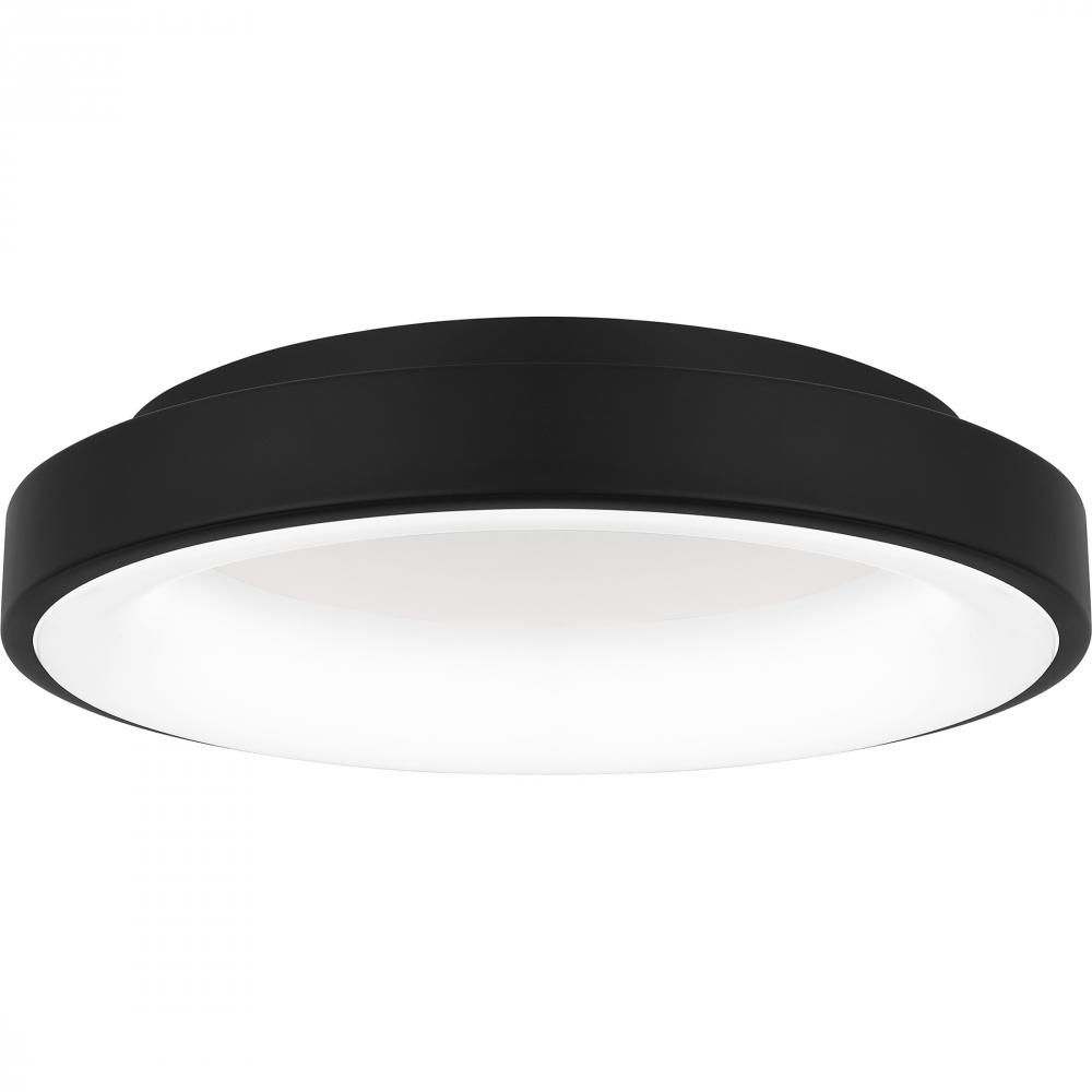 Stanton Integrated LED Matte Black Flush Mount Light
