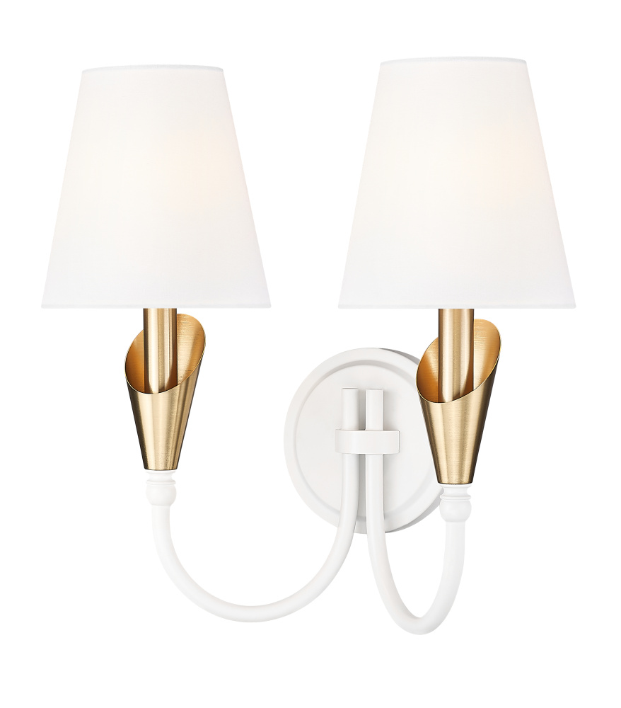 2 Light Wall Sconce
