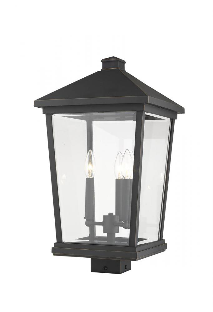 3 Light Outdoor Post Mount Fixture