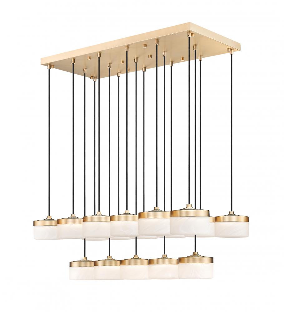 17 Light Linear Chandelier