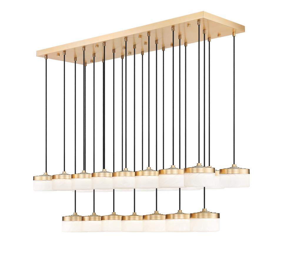 23 Light Linear Chandelier