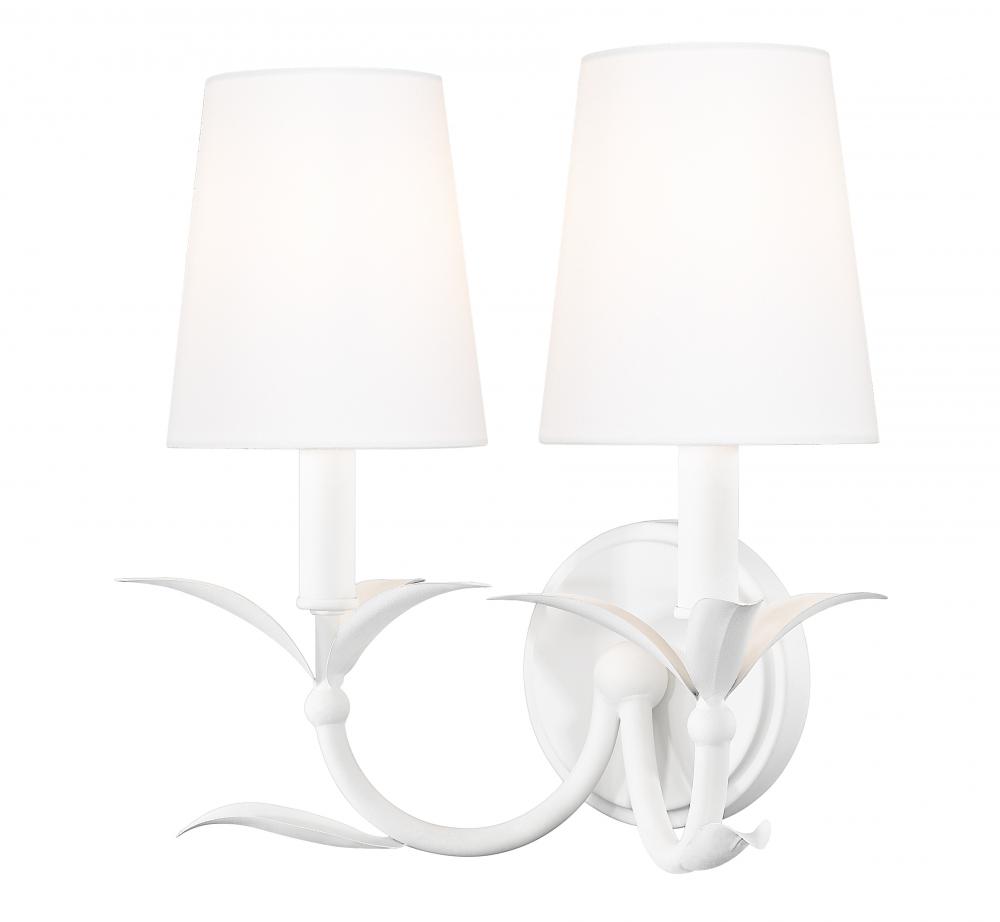 2 Light Wall Sconce