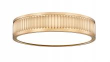 Z-Lite 1013F12-MGLD-LED - 1 Light Flush Mount