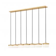 Z-Lite 827P6-7L-MGLD-LED - 7 Light Linear Chandelier