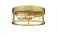 Bethel International YS2180C12GD - 2-Light Gold Metal Flush Mount
