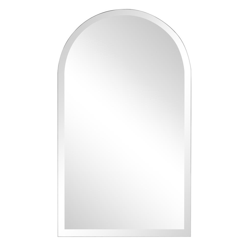 Frameless Arched Mirror