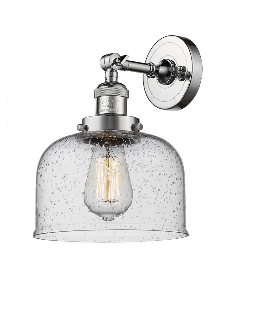 Bell - 1 Light - 8 inch - Polished Chrome - Sconce