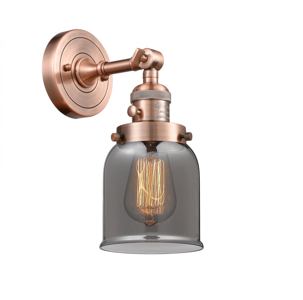 Bell - 1 Light - 5 inch - Antique Copper - Adjustable Sconce