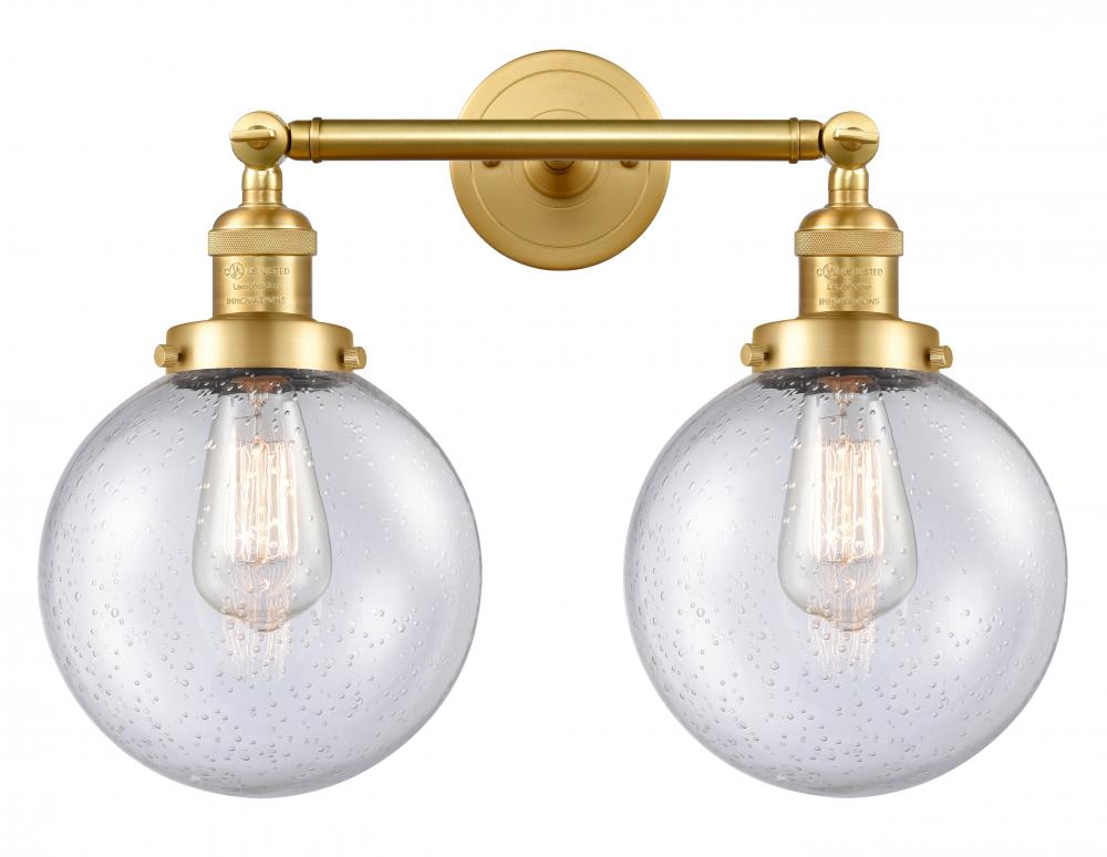 Beacon - 2 Light - 19 inch - Satin Gold - Adjustable Bath Vanity Light