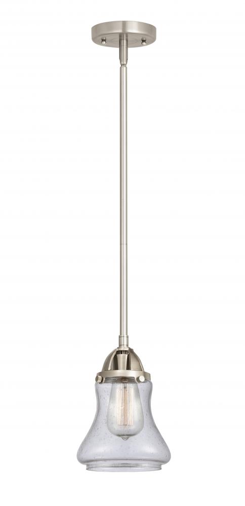 Bellmont - 1 Light - 6 inch - Brushed Satin Nickel - Cord hung - Mini Pendant