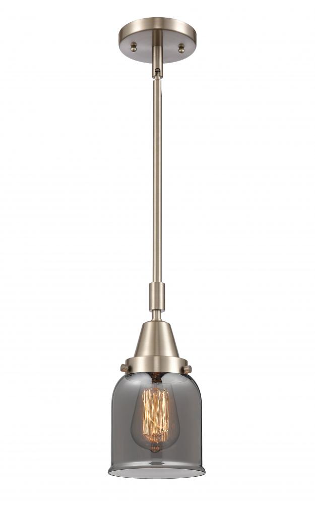 Bell - 1 Light - 5 inch - Brushed Satin Nickel - Mini Pendant