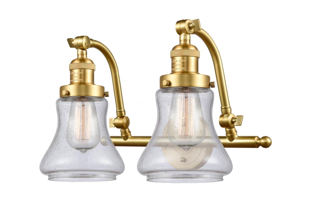 Bellmont - 2 Light - 18 inch - Satin Gold - Adjustable Bath Vanity Light
