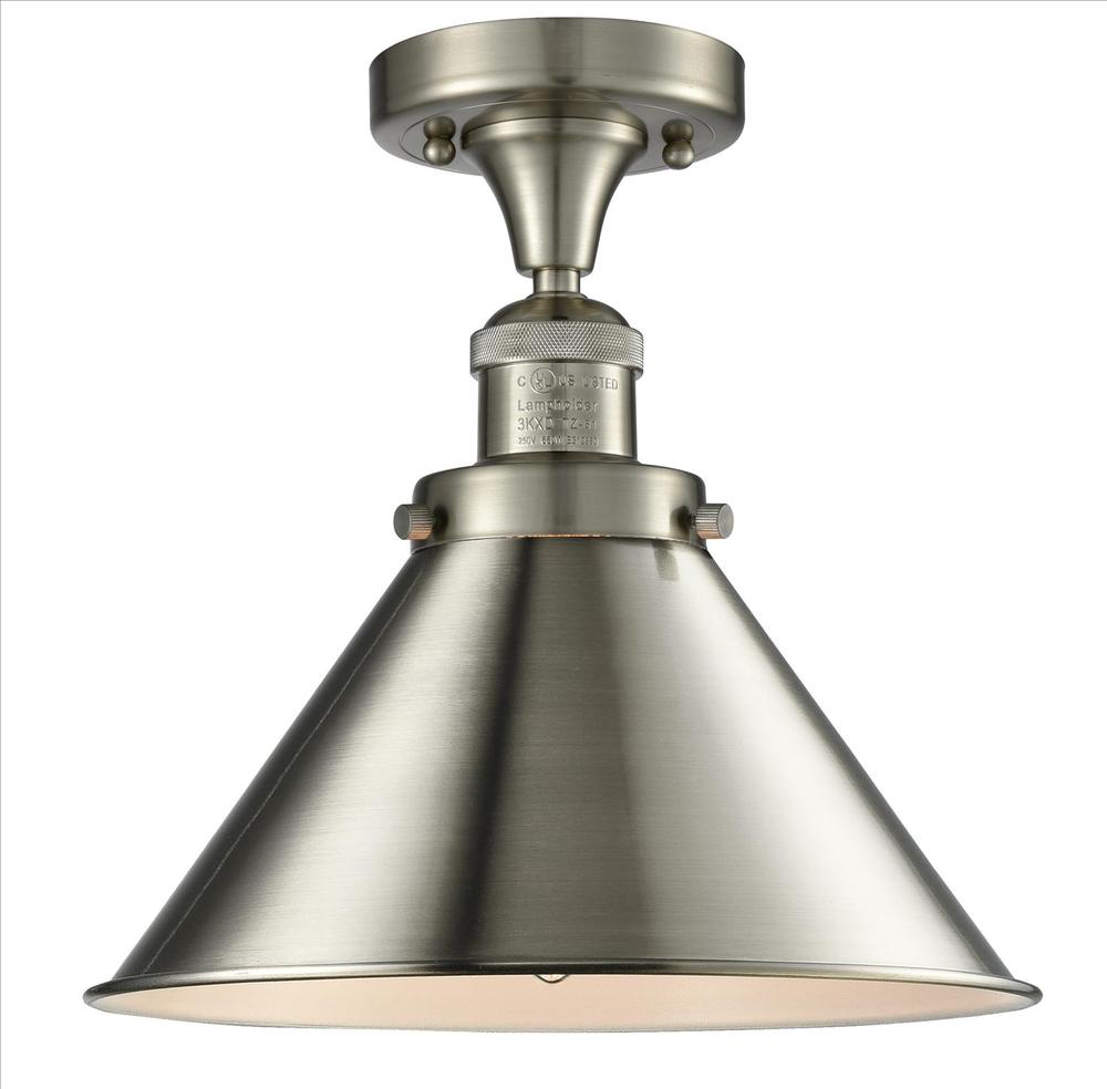 1 Light Briarcliff 10 inch Semi-Flush Mount