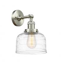 Innovations Lighting 203-SN-G713-LED - Bell - 1 Light - 8 inch - Brushed Satin Nickel - Adjustable Sconce