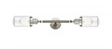 Innovations Lighting 208L-SN-G312-LED - Dover - 2 Light - 5 inch - Brushed Satin Nickel - Bath Vanity Light