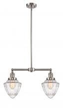 Innovations Lighting 209-SN-G664-7-LED - Bullet - 2 Light - 24 inch - Brushed Satin Nickel - Stem Hung - Island Light