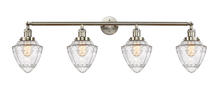 Innovations Lighting 215-SN-G664-7-LED - Bullet - 4 Light - 46 inch - Brushed Satin Nickel - Bath Vanity Light