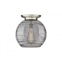 Innovations Lighting 221-1F-SN-G1213-18SM - Athens Deco Swirl - 1 Light - 18 inch - Satin Nickel - Flush Mount