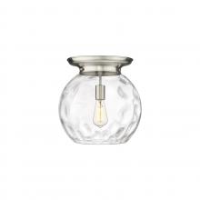 Innovations Lighting 221-1F-SN-G1215-14 - Athens Water Glass - 1 Light - 13 inch - Satin Nickel - Flush Mount