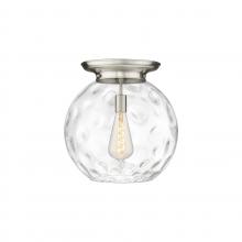Innovations Lighting 221-1F-SN-G1215-16 - Athens Water Glass - 1 Light - 16 inch - Satin Nickel - Flush Mount