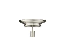 Innovations Lighting 221-1F-SN - Beacon - 1 Light - 11 inch - Satin Nickel - Flush Mount