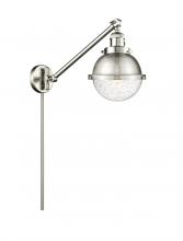 Innovations Lighting 237-SN-HFS-64-SN-LED - Hampden - 1 Light - 7 inch - Brushed Satin Nickel -Adjustable Swing Arm
